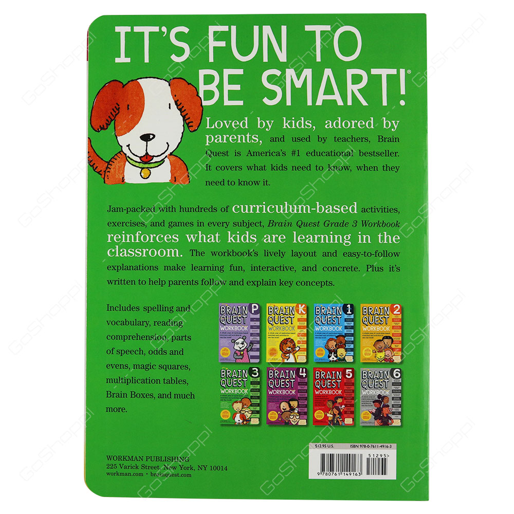 Brain Quest Grade 3 Workbook Buy Online