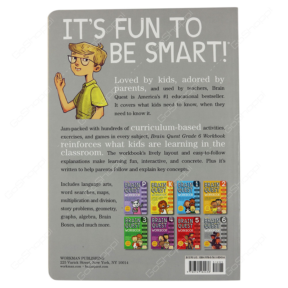brain quest grade 6 workbook buy online