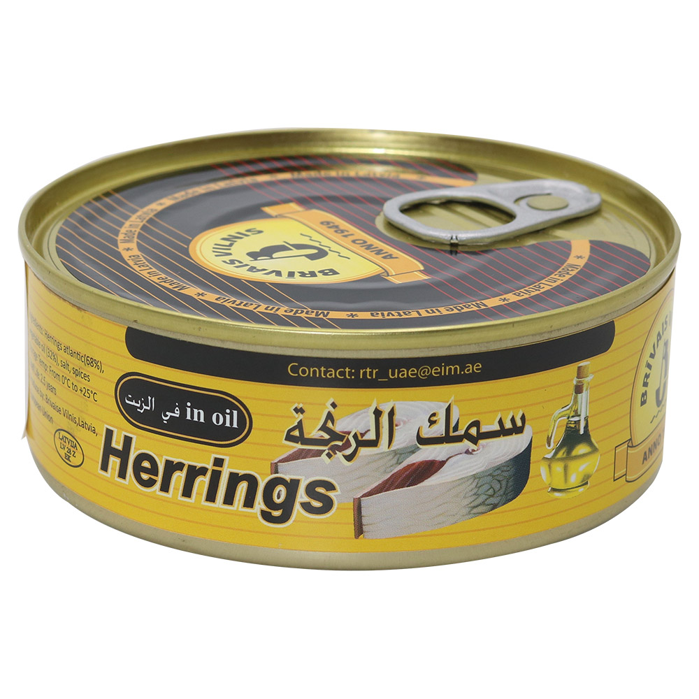 Brivais Vilnis Herrings In Oil 240g