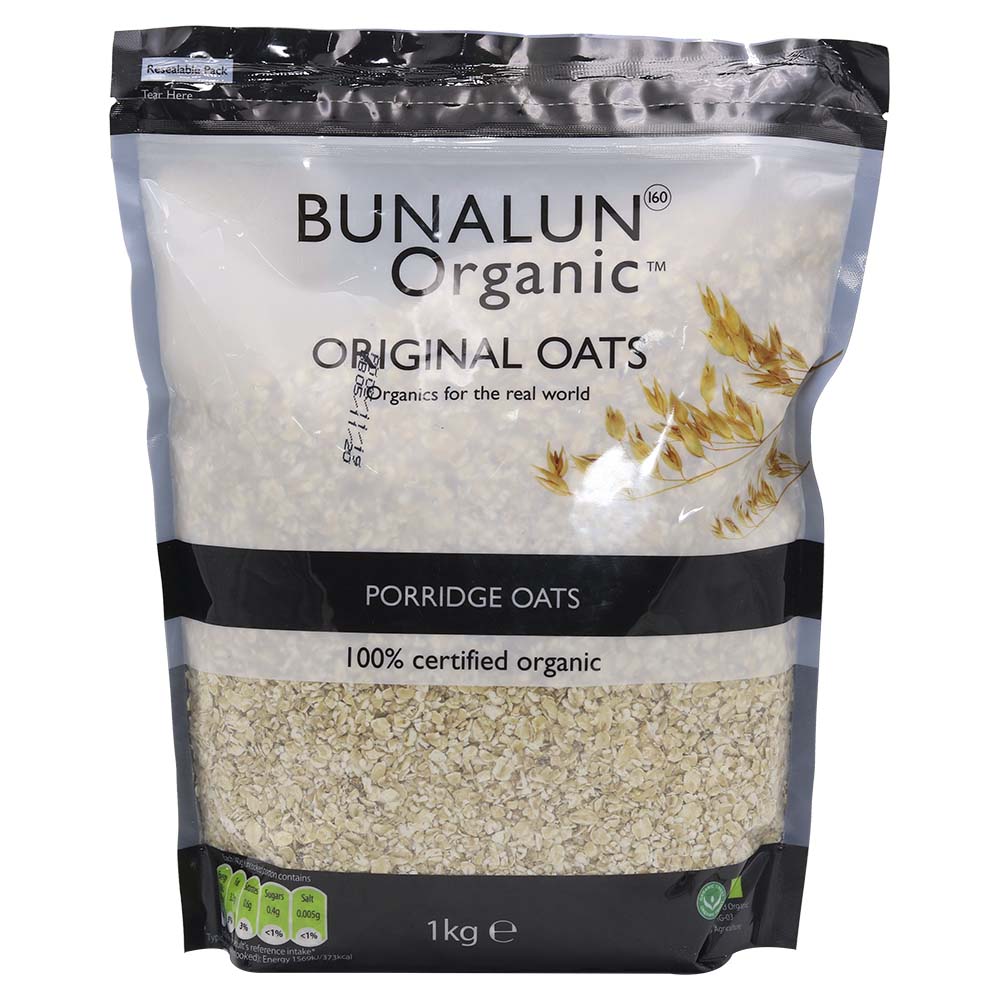 Bunalun Organic Original Oats 1Kg