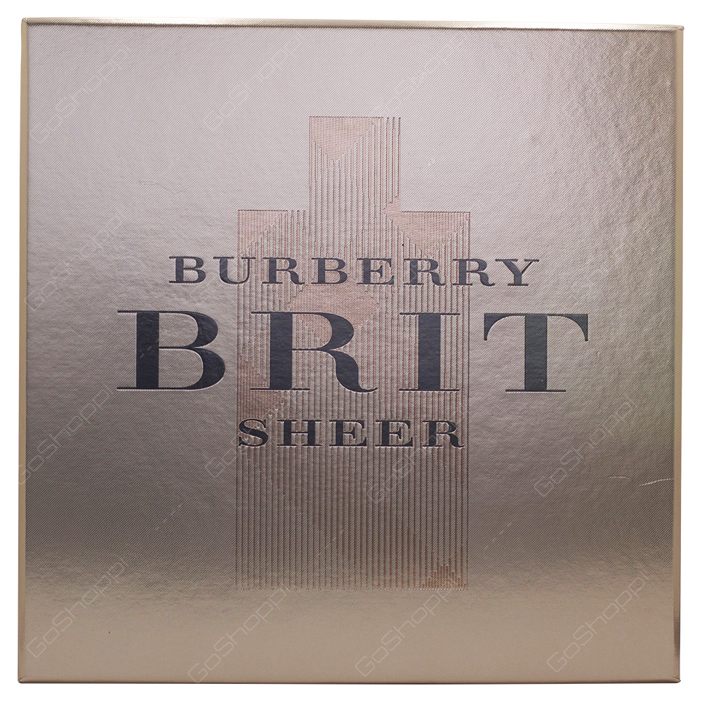 Burberry Birt Sheer Gift Set For Women 3pcs