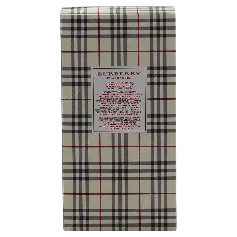 Burberry Brit For Women Eau De Parfum 100ml