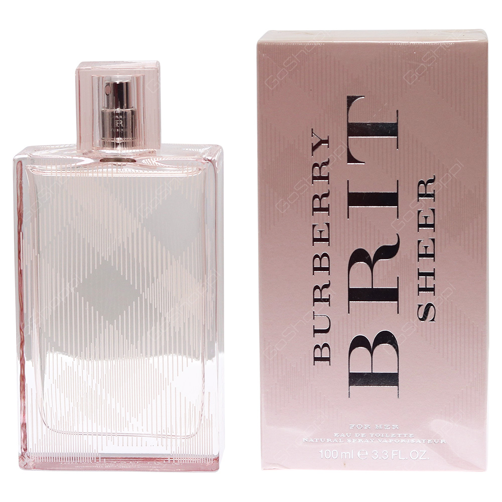 Burberry Brit Sheer For Her Eau De Toilette 100ml