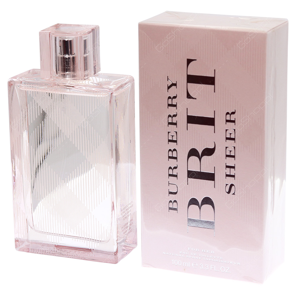 Burberry Brit Sheer For Her Eau De Toilette 100ml