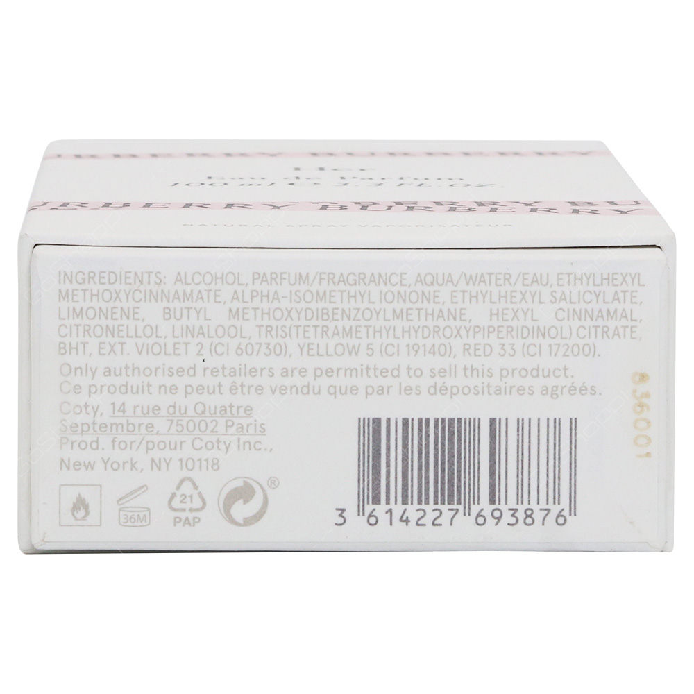 Burberry Her Eau De Parfum 100ml