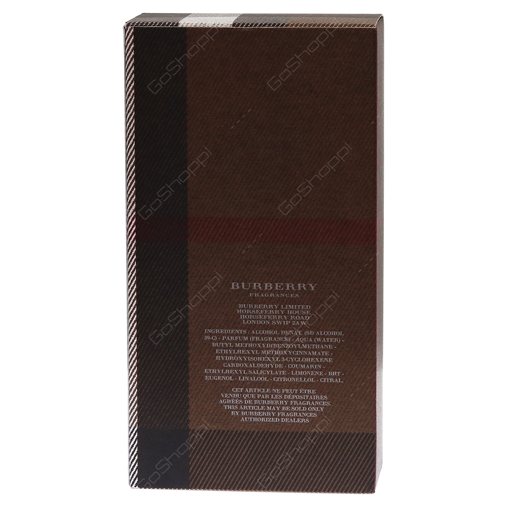 Burberry London For Men Eau De Toilette 100ml