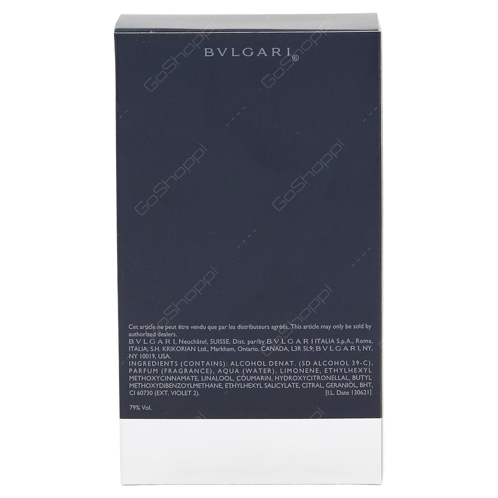 Bvlgari Soir Pour Homme Eau De Toilette 100ml