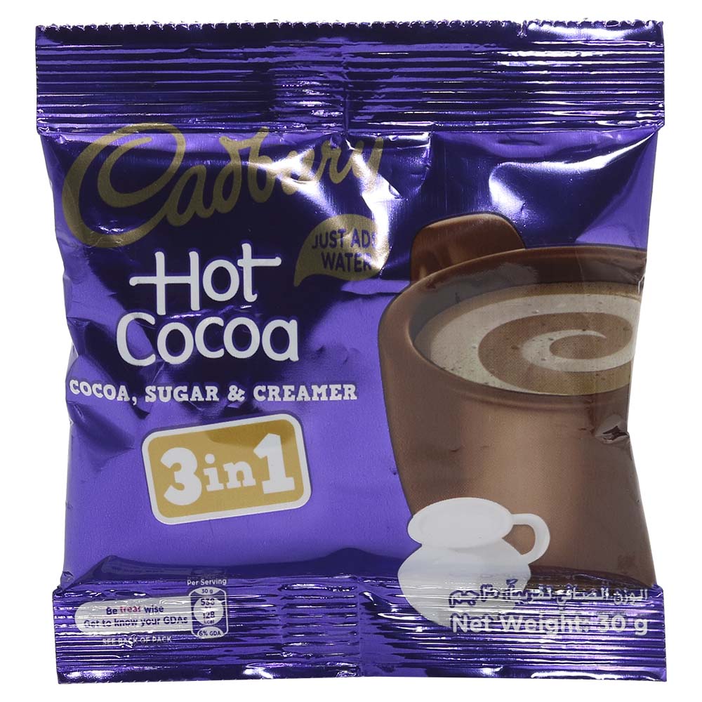 Cadbery 3 In 1 Hot Cocoa 30g