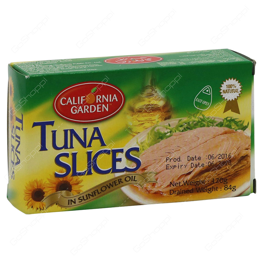 California Garden Tuna Slices In Sunflower Oil 120 g