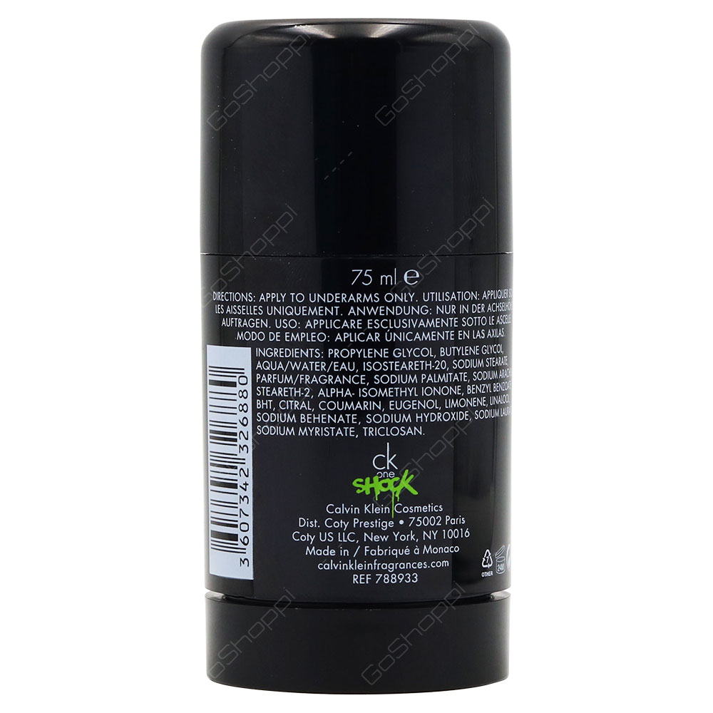 Calvin Klein CK One Shock For Him Deodorant Stick 75g