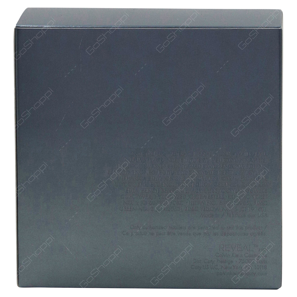 Calvin Klein Reveal For Men Eau De Toilette 100ml