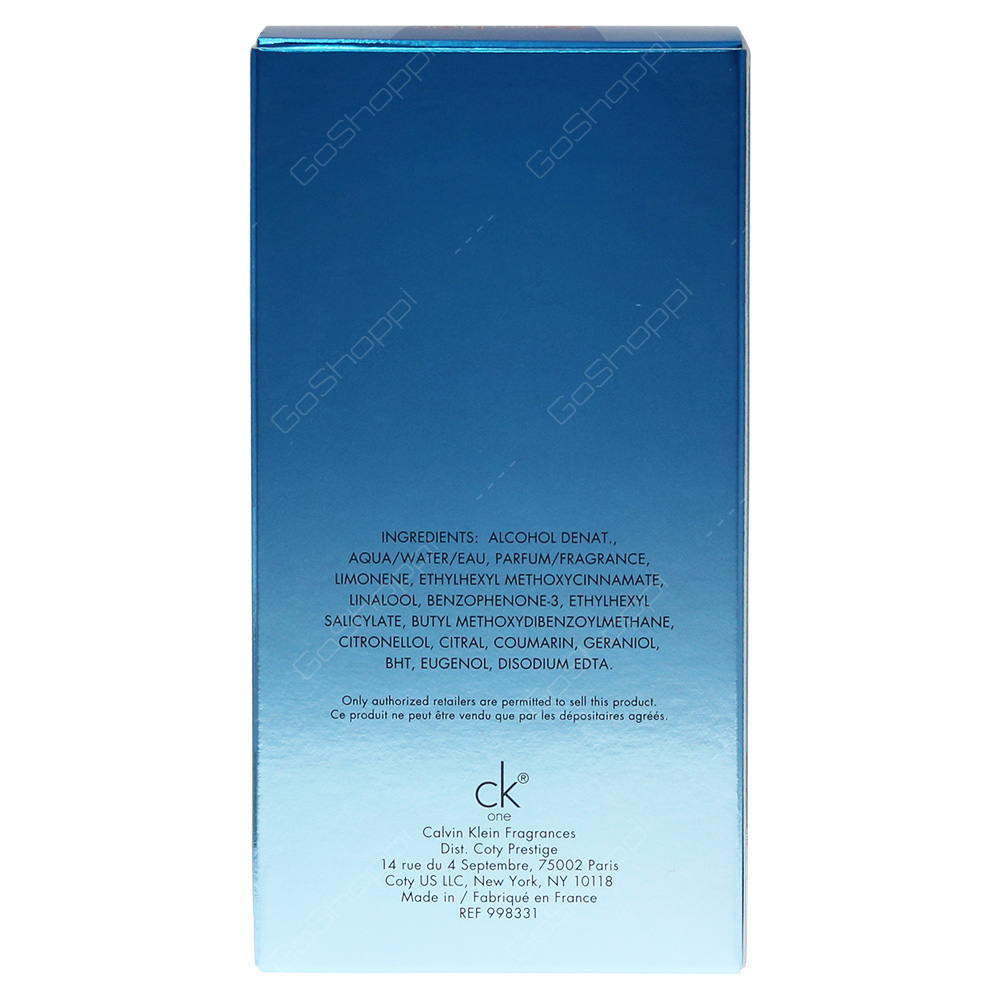 Calvin Klein CK One Summer Eau De Toilette 100ml