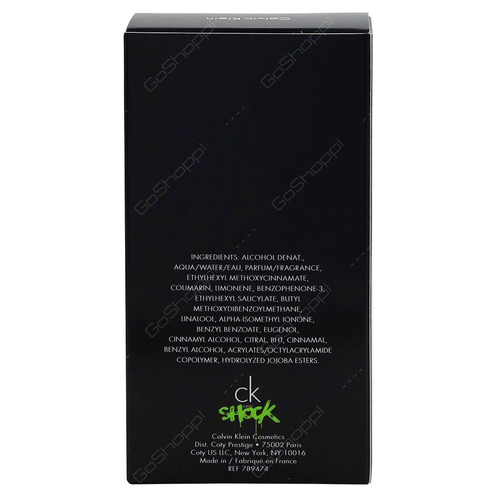 Calvin Klien One Shock For Him Eau De Toilette 100ml
