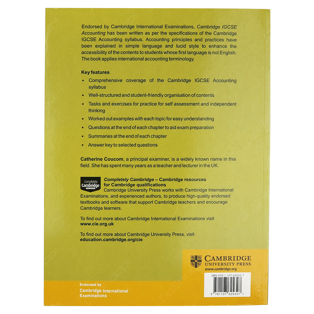 Cambridge IGCSE Accounting Student