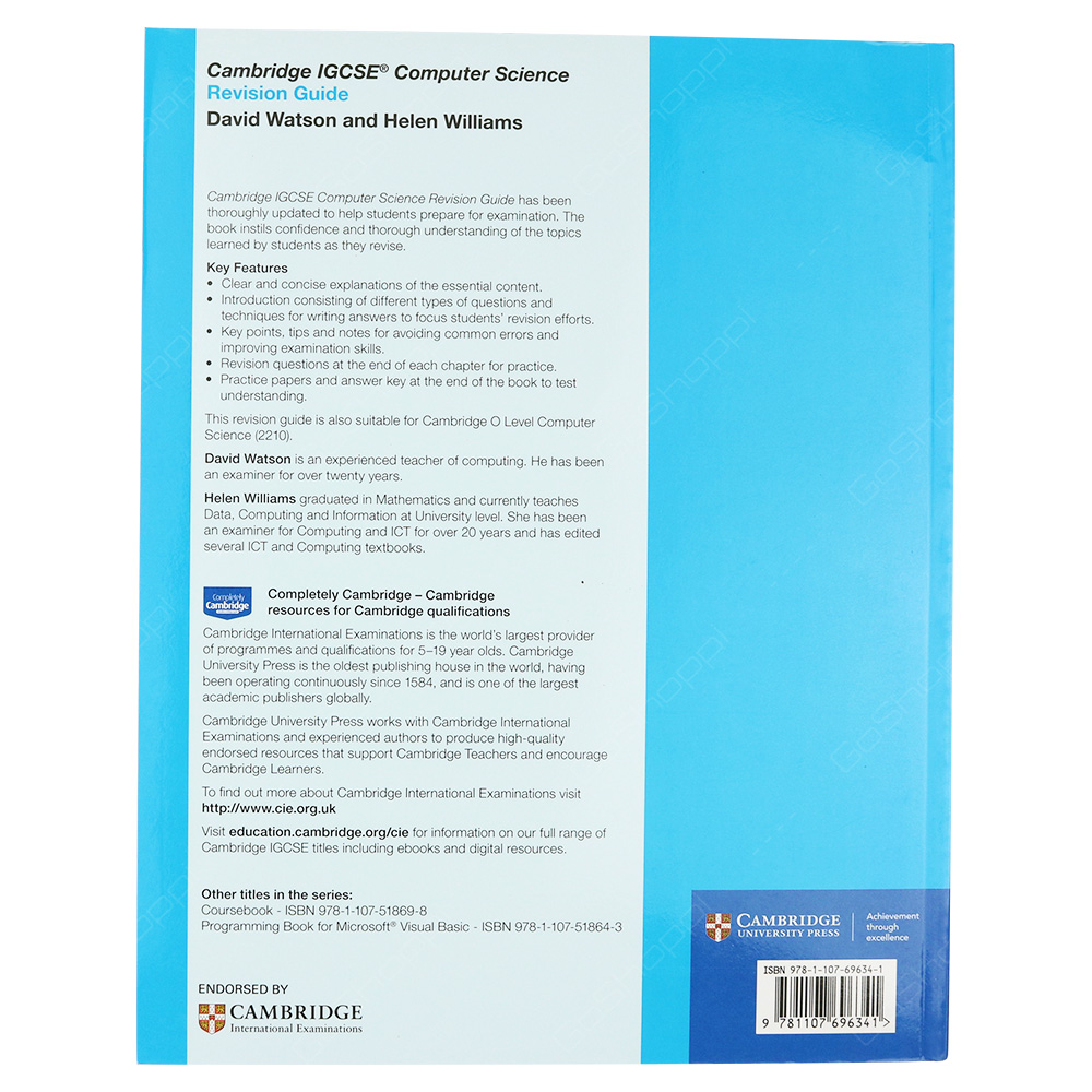 Cambridge IGCSE Computer Science Revision Guide