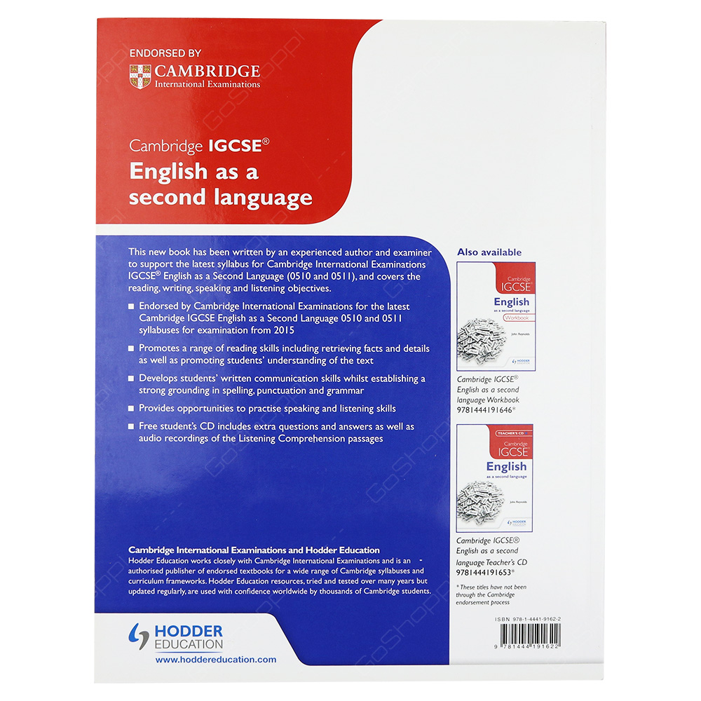 Cambridge IGCSE English As A Second Language