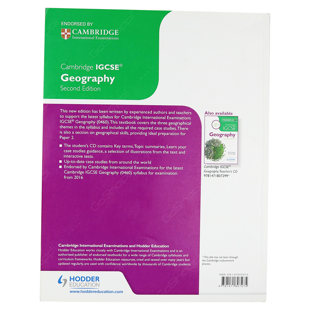 Cambridge IGCSE Geography 2nd Edition