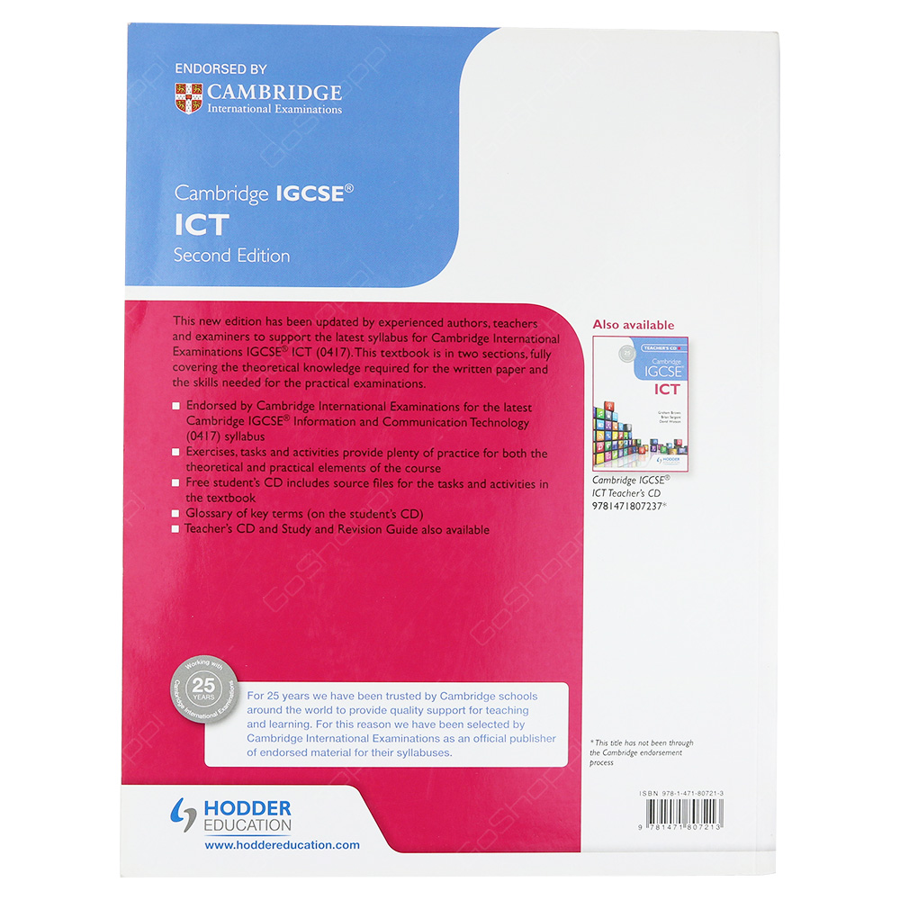 Cambridge IGCSE ICT 2nd Edition