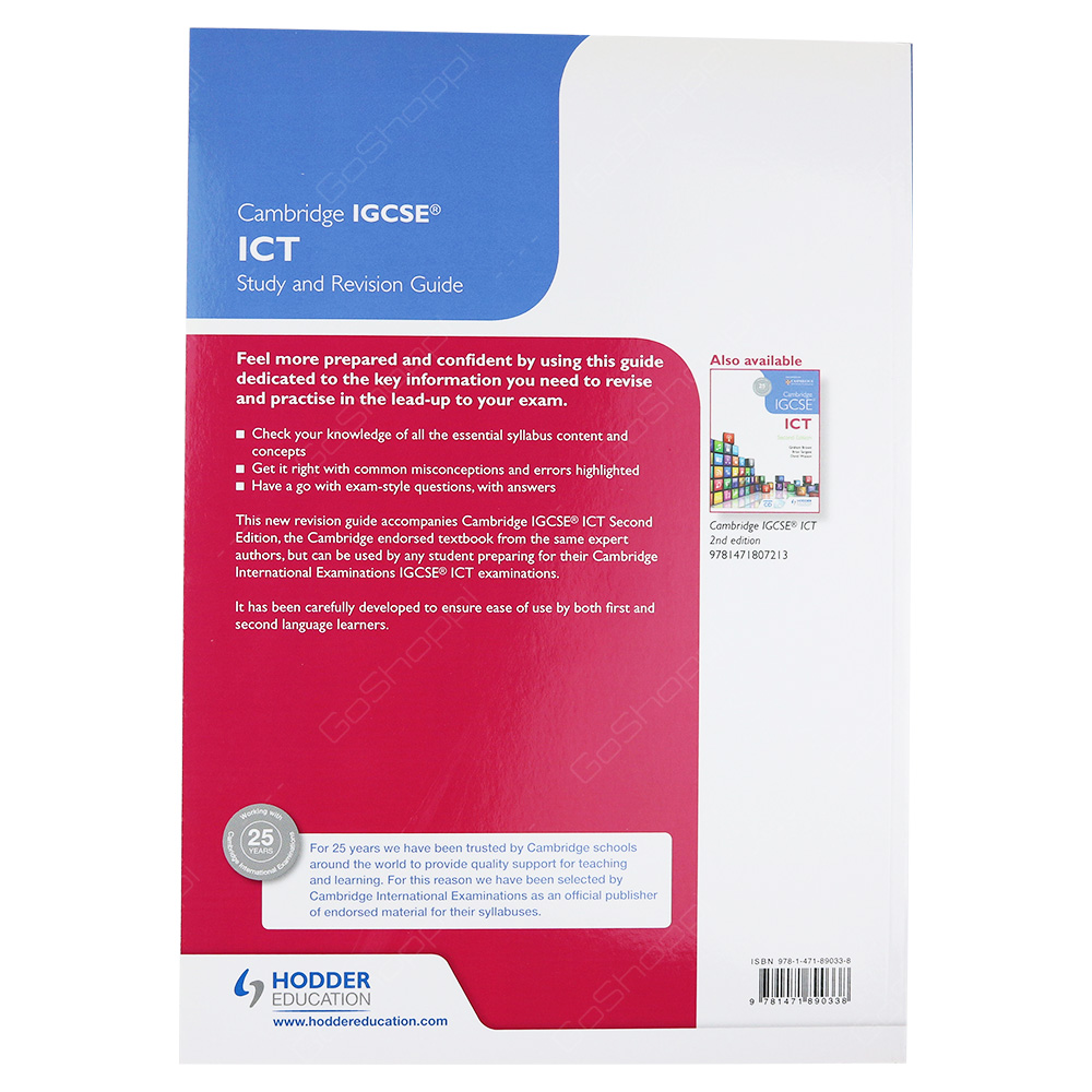 Cambridge IGCSE ICT Study And Revision Guide