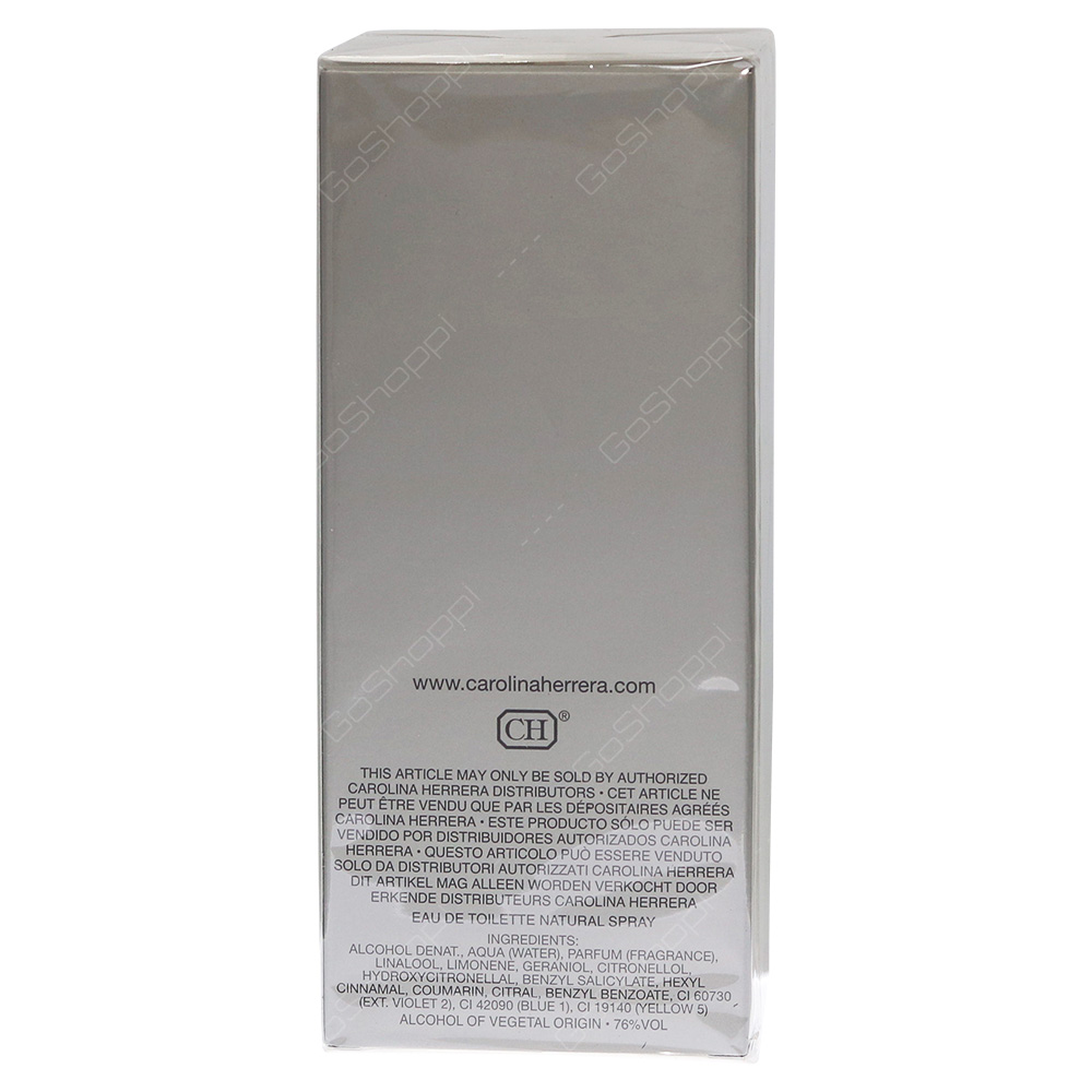 Carolina Herrera 212 Men Nyc Eau De Toilette 100ml