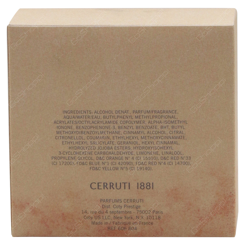 Cerruti 1881 Pour Femme Eau De Toilette 100ml