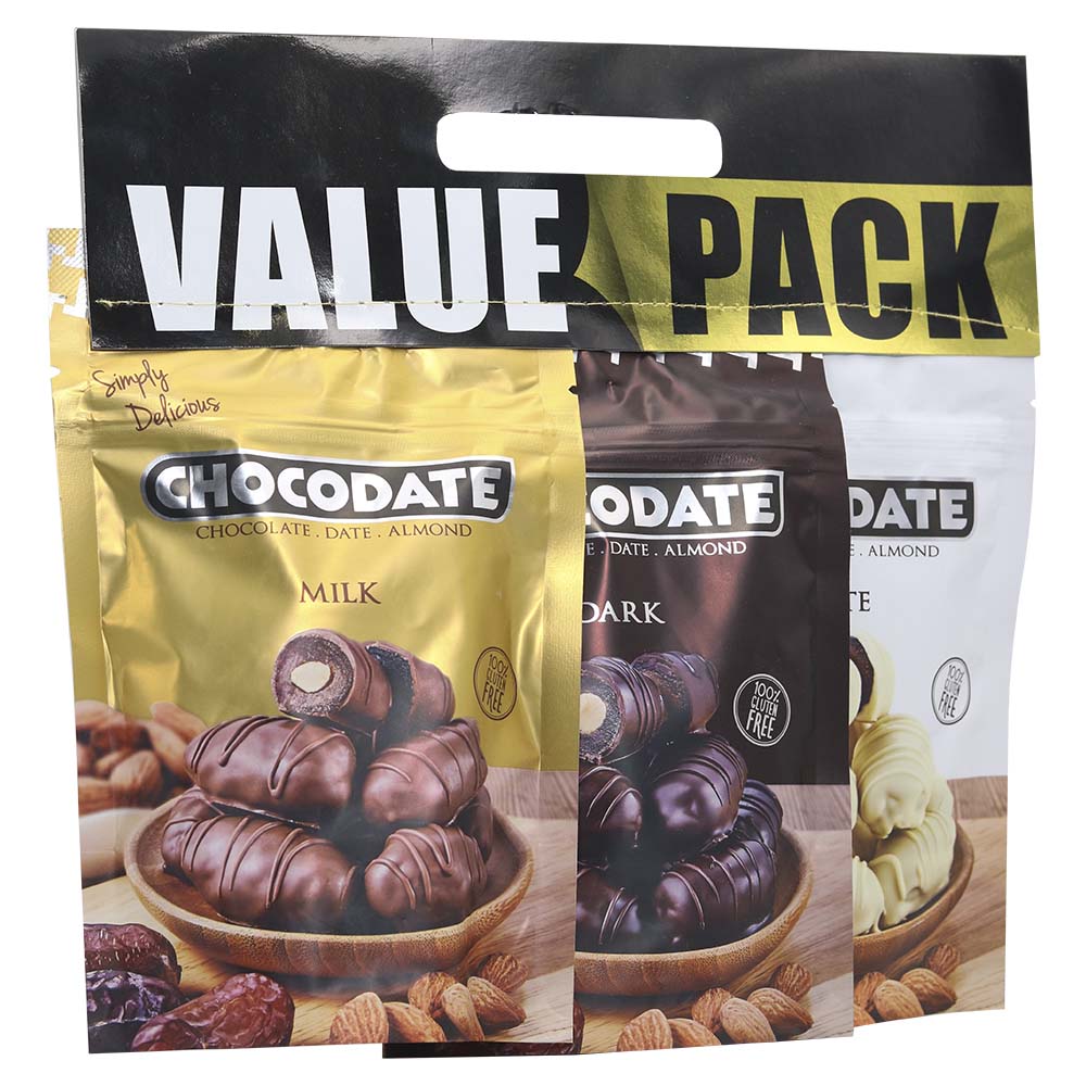 Chocodate Value Pack 3x90g