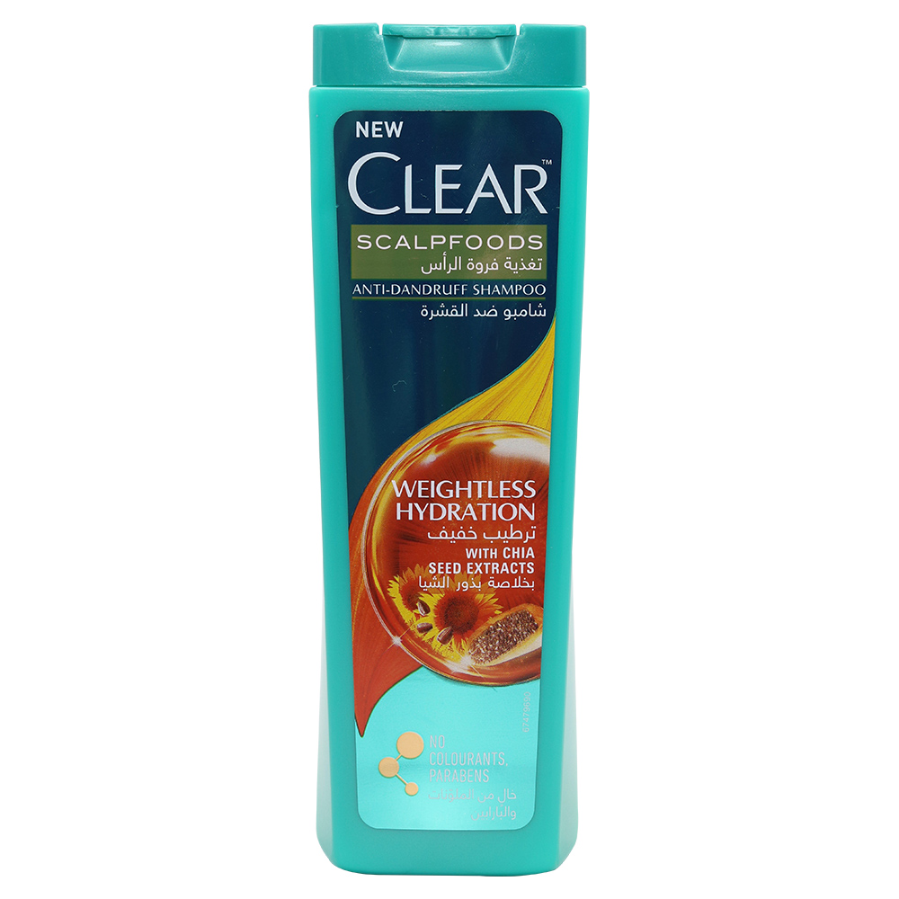 Clear Anti-Dandruff Weightless Hydration Shampoo 400ml