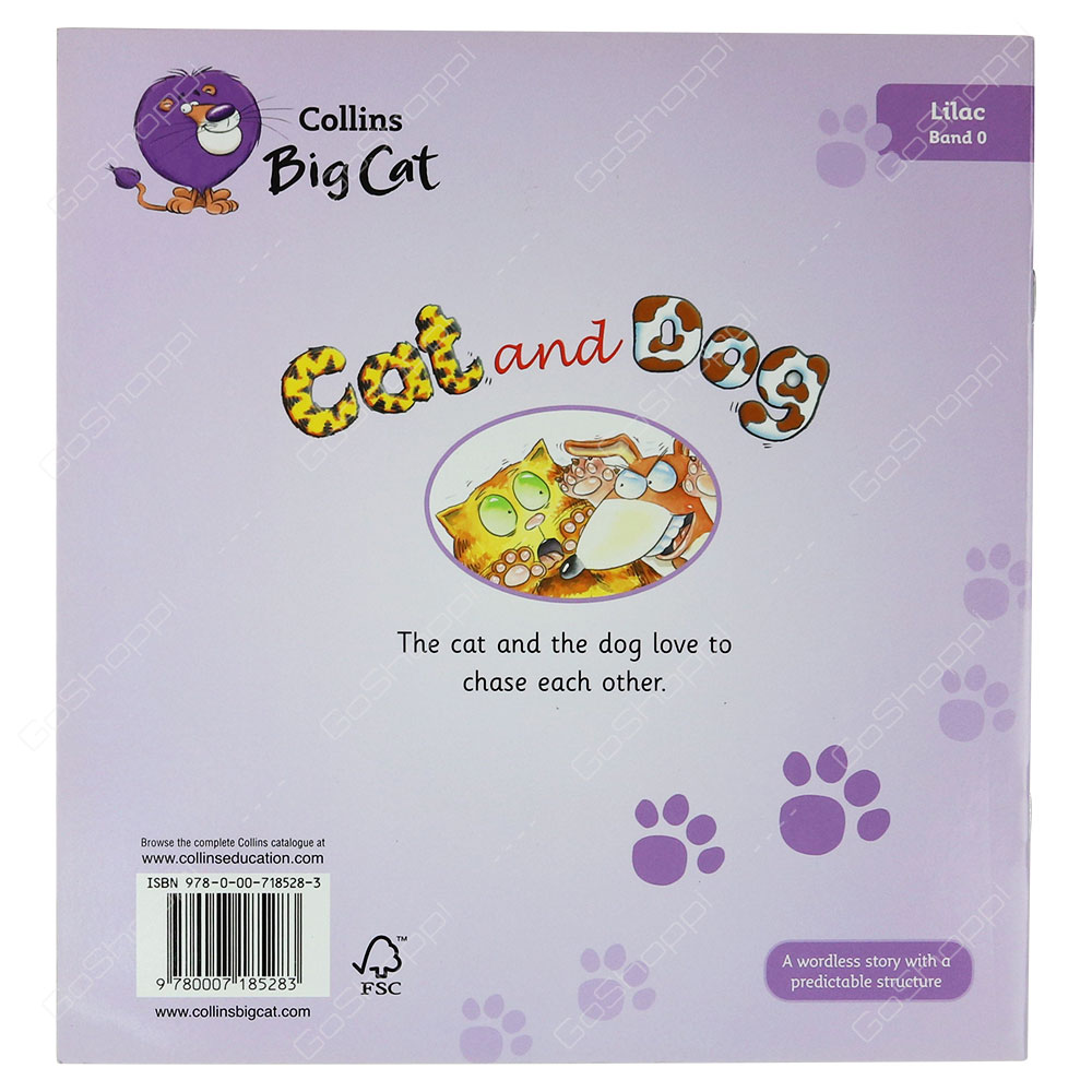 Collins Big Cat - Cat And Dog By Shoo Rayner