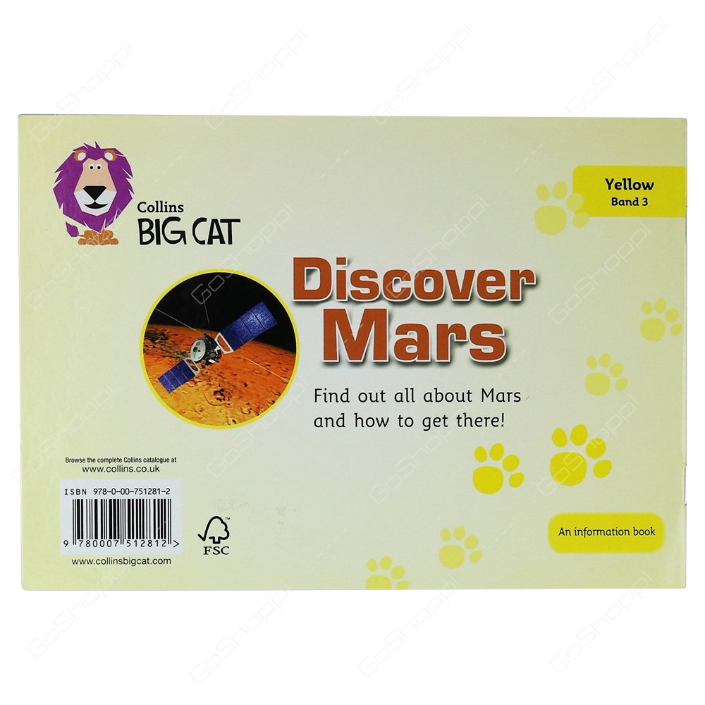 Collins Big Cat - Discover Mars By Steve Parker