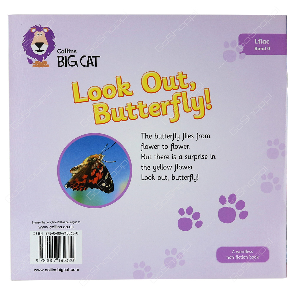 Collins Big Cat - Look Out, Butterfly! By Nic Bishop