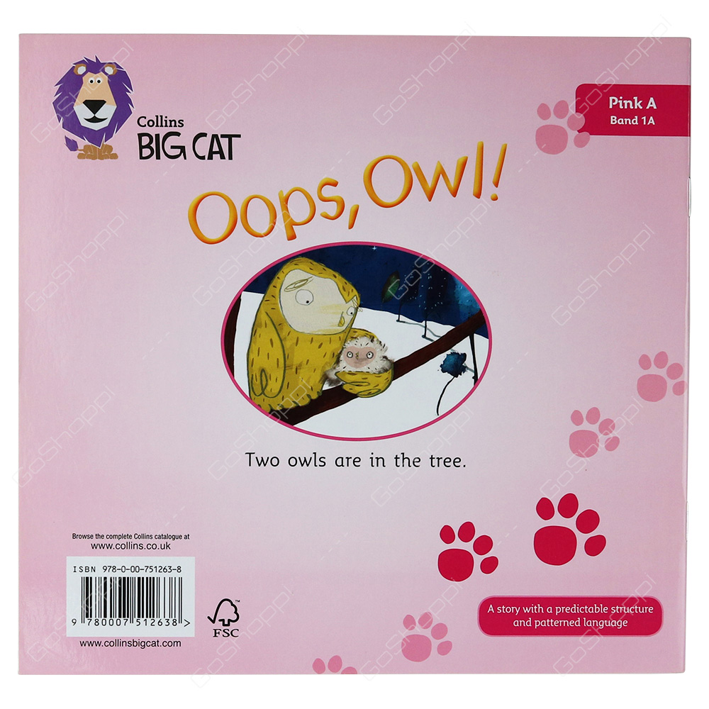 Collins Big Cat - Oops, Owl! By Michelle Robinson