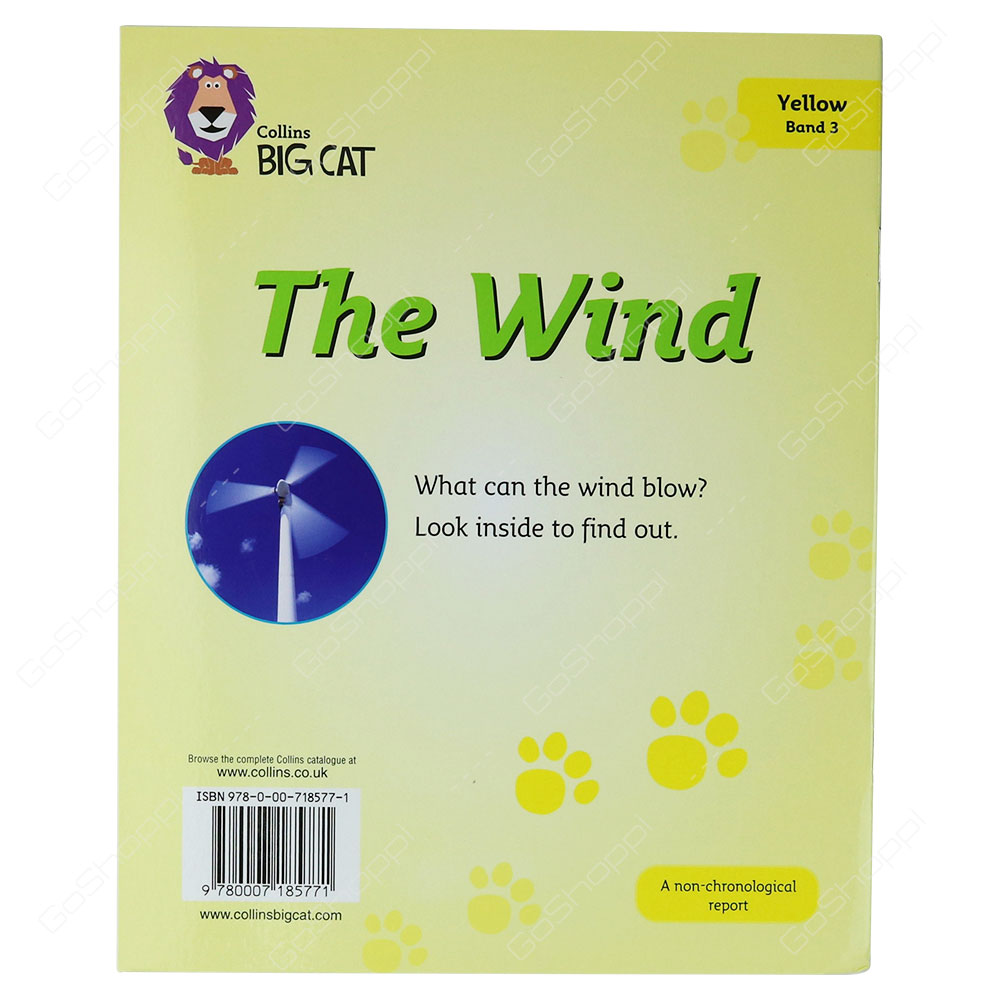 Collins Big Cat - The Wind By Monica Hughes