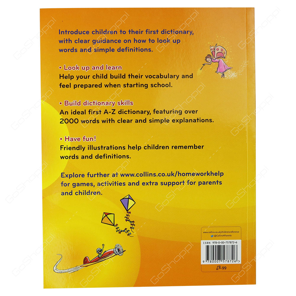 Collins First Dictionary Learn With Words For Age 4+