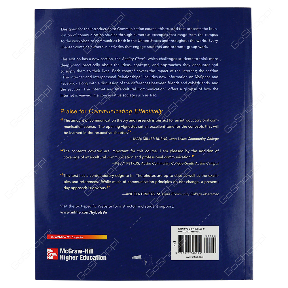 Communicating Effectively By Saundra Hybels