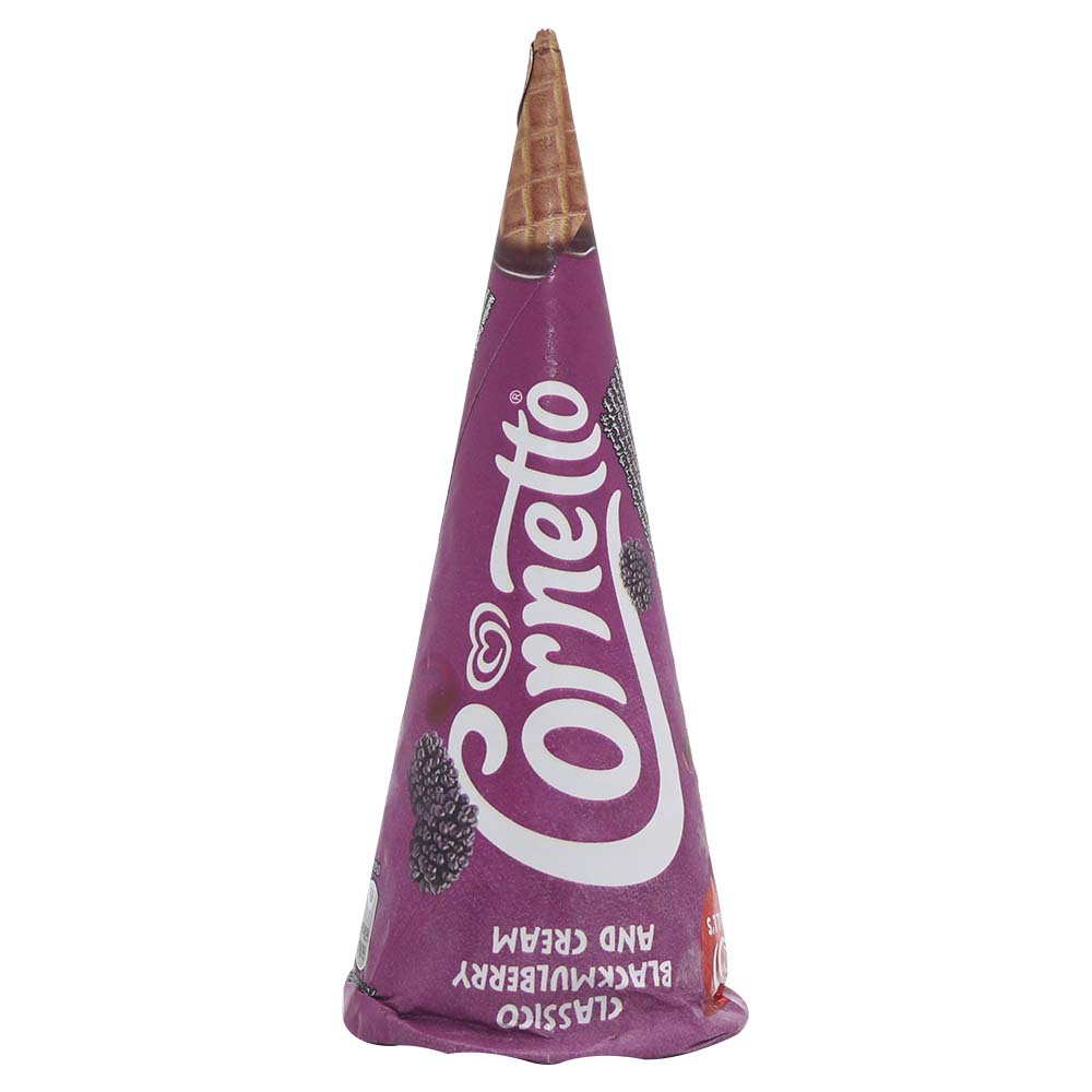 Cornetto Classico Black Mulberry Ice Cream 125ml