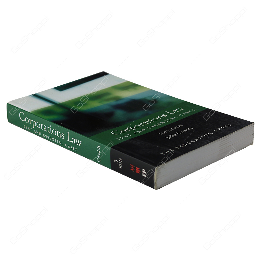 Corporations Law By Julie Cassidy