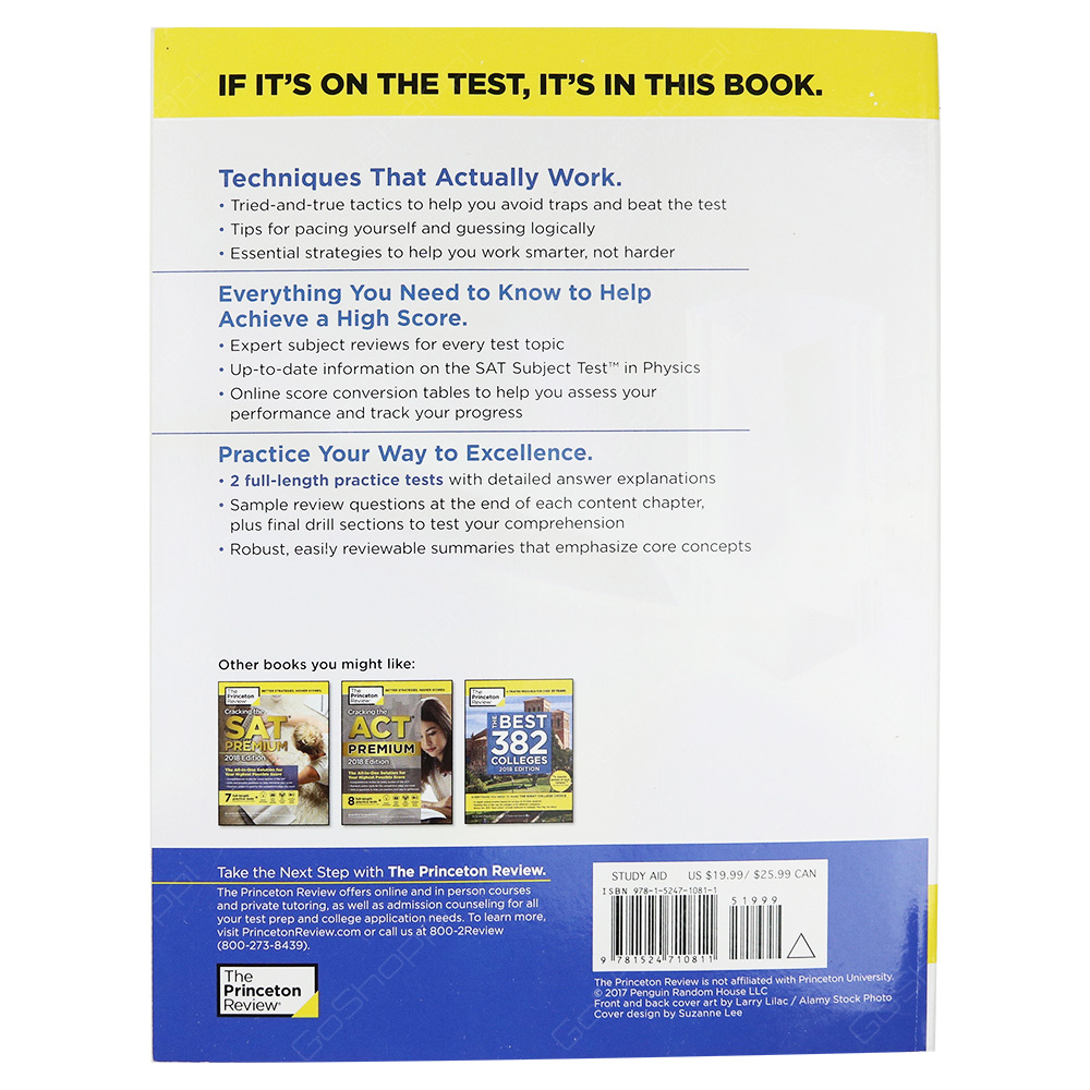 Cracking The SAT Physics Subject Test 16th Edition
