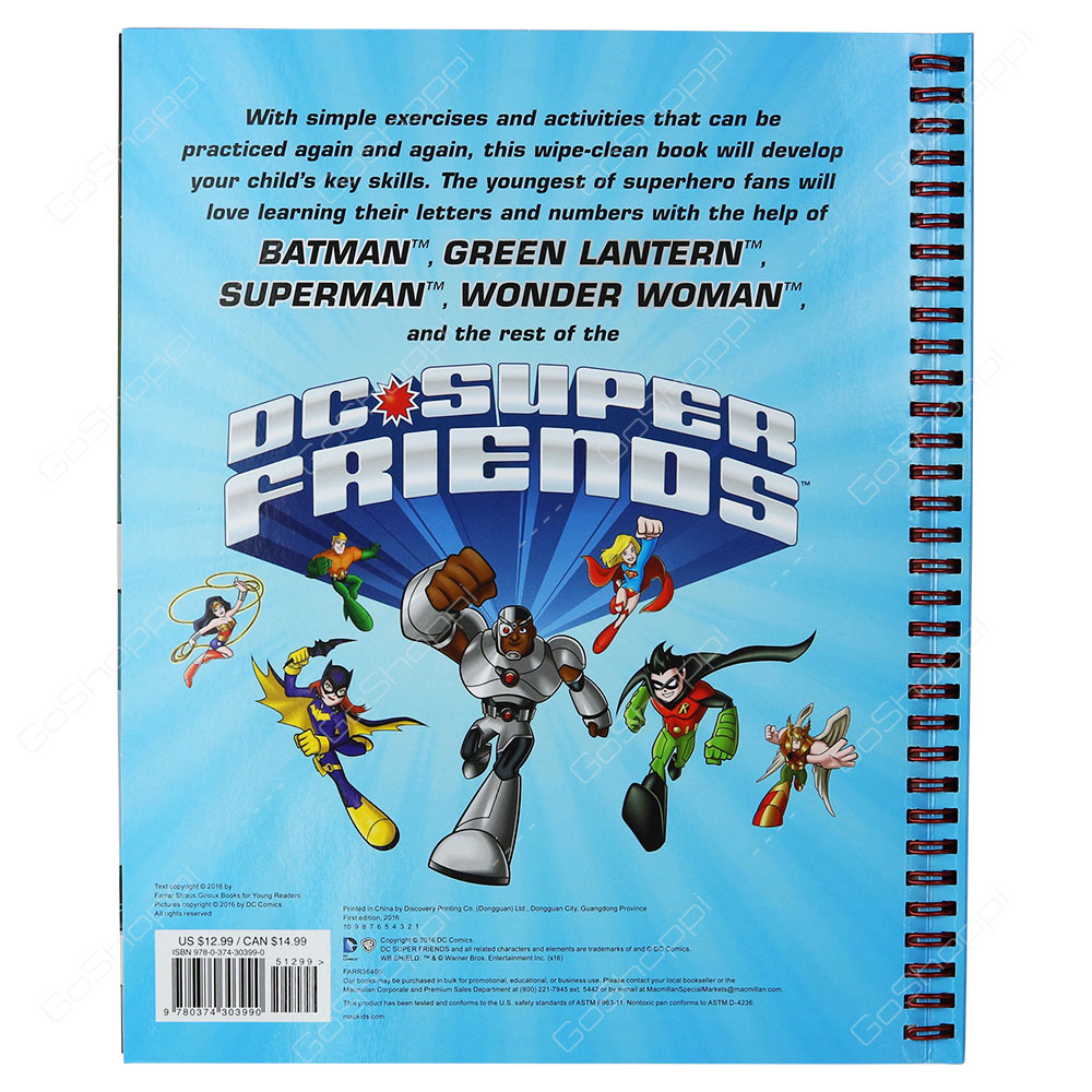 DC Super Friends - Workbook ABC 123