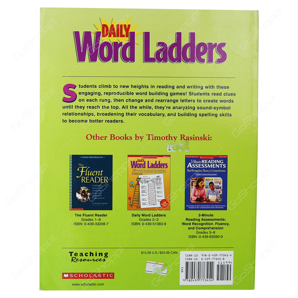 Daily Word Ladders Grades 4-6