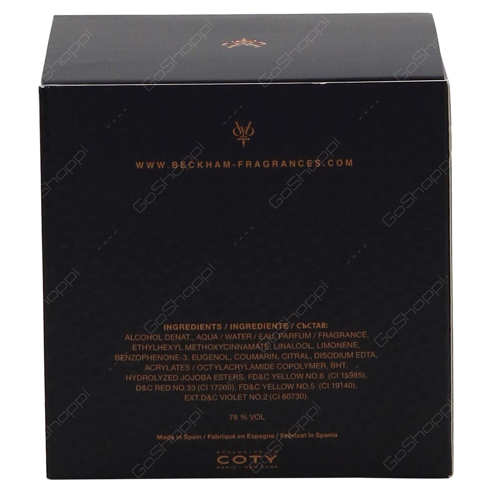 David Beckham Intimately For Men Eau De Toilette 75ml