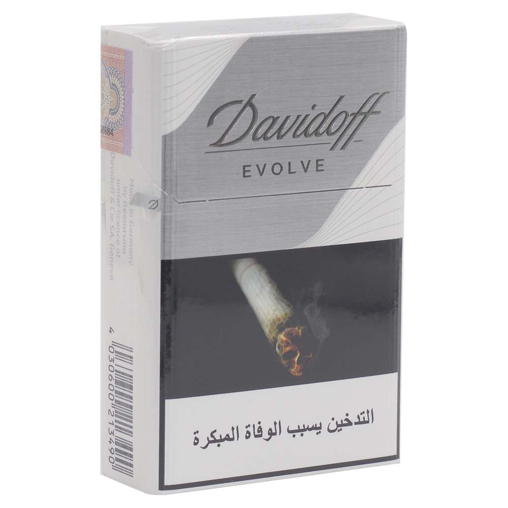 Davidoff Evolve Silver Cigarettes 20pcs Buy Online