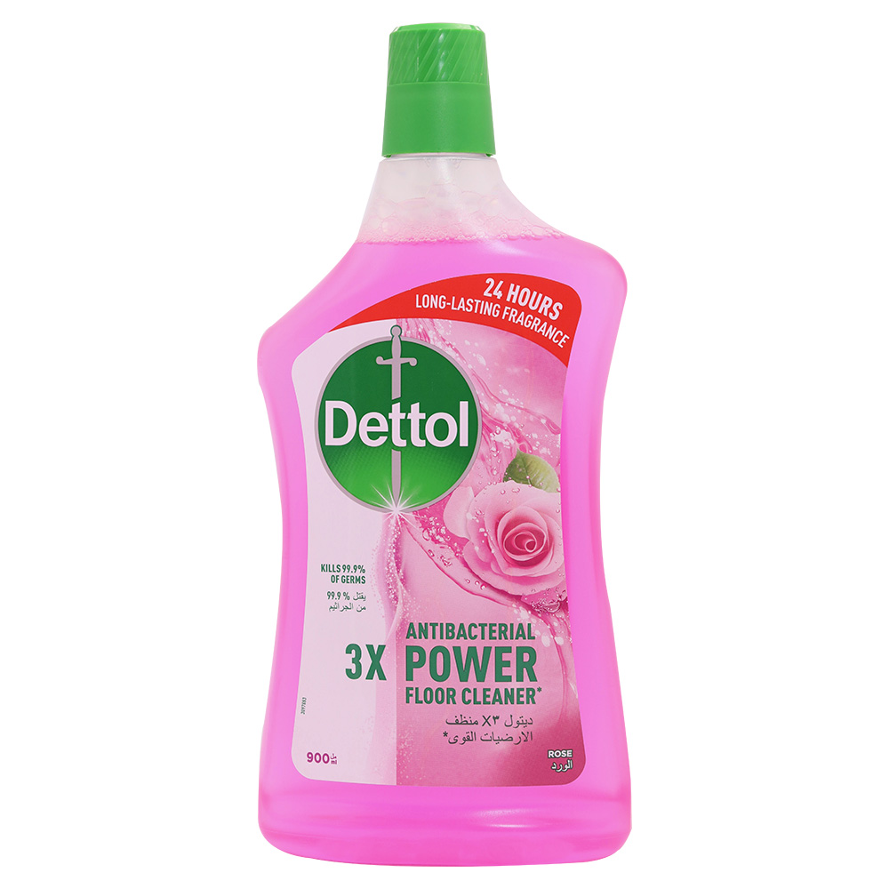 Dettol Rose Antibacterial Power Floor Cleaner 900ml