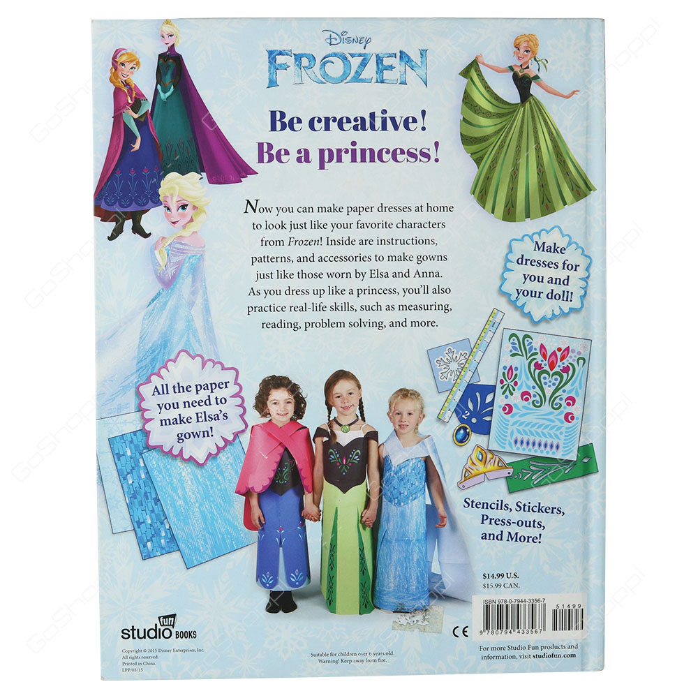 Disney Frozen - Make It Paper Dresses