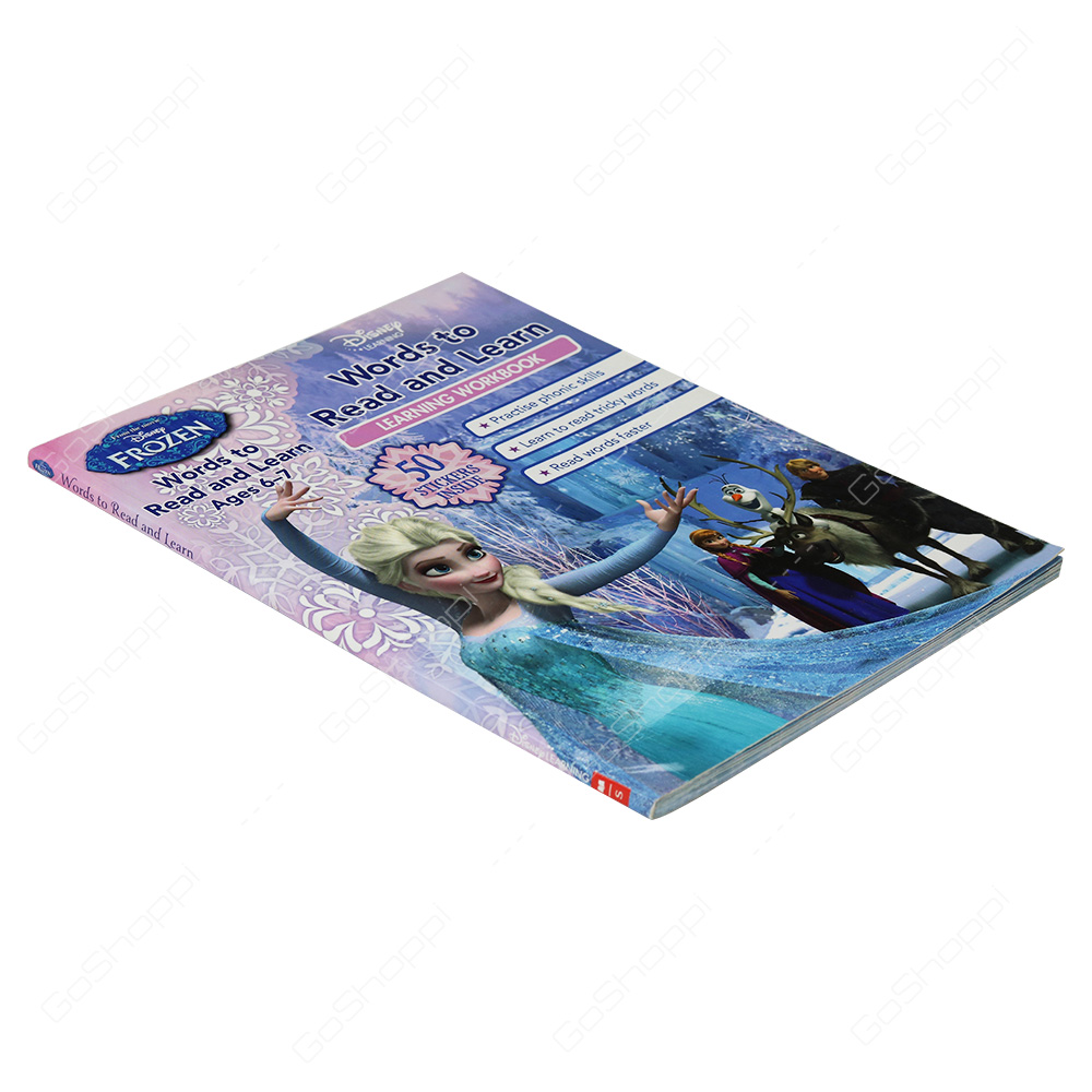 Disney Frozen Words To Learn Learning Workbook