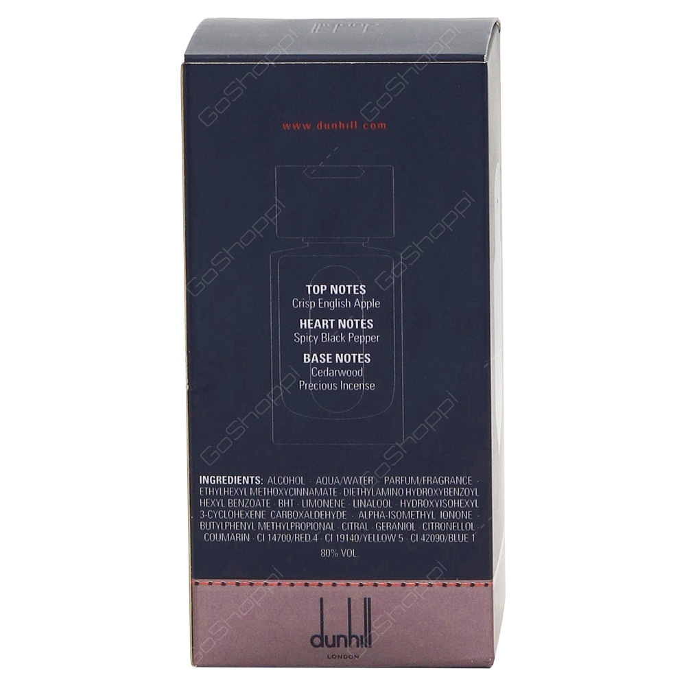 Dunhill Custom For Men Eau De Toilette 100ml