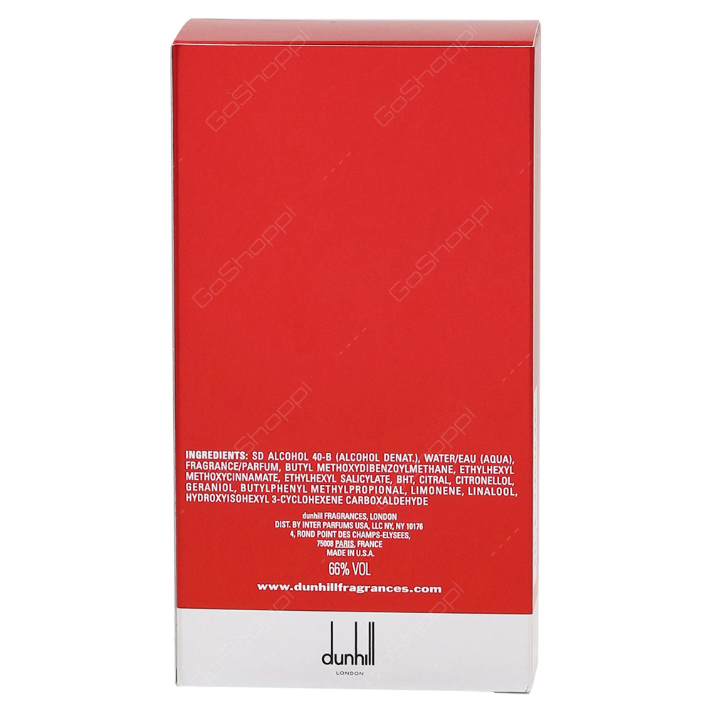 Dunhill Desire Red For Men Eau De Toilette 150ml