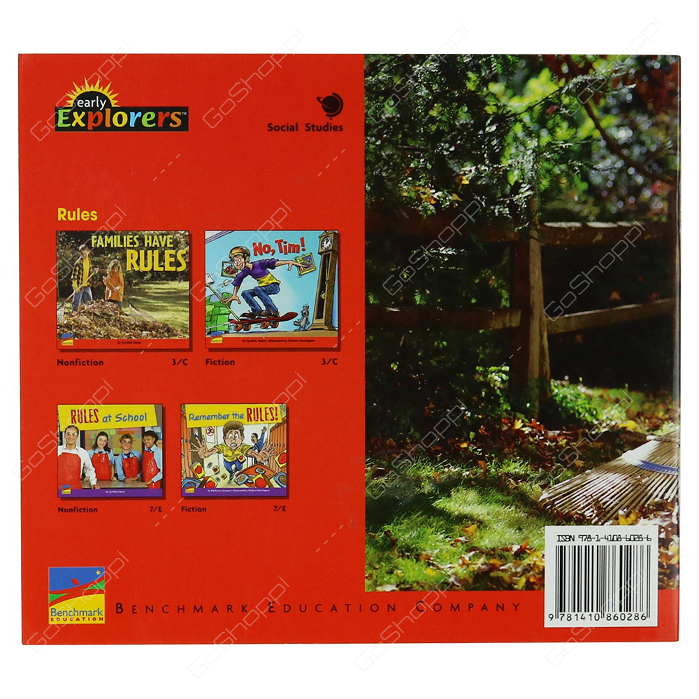 Early Explorers - Families Have Rules By Cynthia Swain