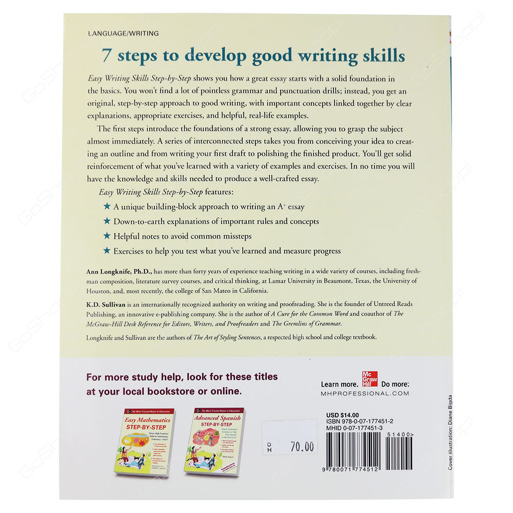 Easy Writing Skills Step-By-Step By Ann Longknife