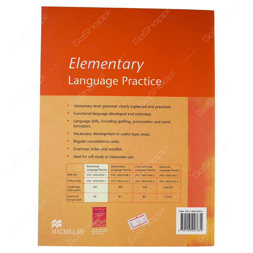 Elementary Language Practice By Michael Vince