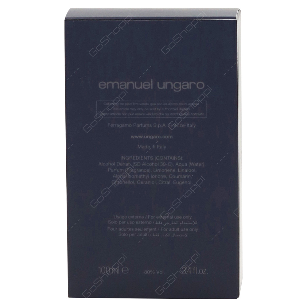 Emanuel Ungaro III Pour Homme Eau De Toilette 100 ML